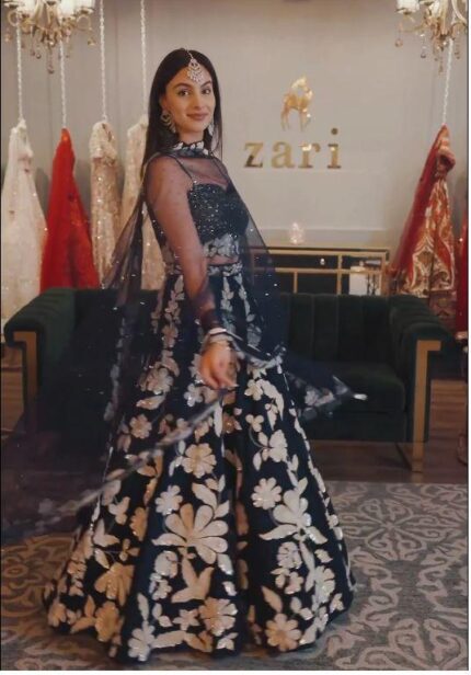 Celebrate the charm of Indian culture with this beautiful lehenga set