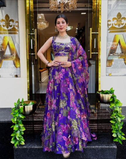 A statement stitched in florals