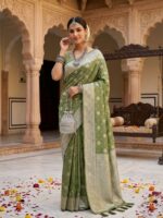 Presenting new Satin Saree Festival and occasions special collection for women - Image 25