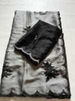 Presenting new rangoli silk with Embroidery saree collection - Image 8
