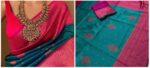 Presenting new Soft lichi Silk saree - Image 10