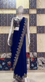 Launching Fox Georgette Ready to wear saree - Image 7