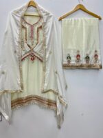 Presenting new Premium Quality festival Ethnic Outfit Top Bottom with duppata set - Image 17