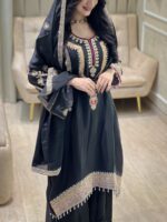 Presenting new Premium Quality festival Ethnic Outfit Top Bottom with duppata set - Image 6