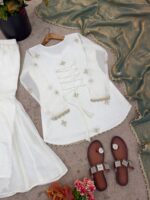 Presenting new Designer Embroidery design Top Bottom with duppata set - Image 29