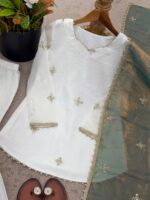 Presenting new Designer Embroidery design Top Bottom with duppata set - Image 28