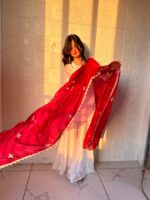 Presenting new Designer Embroidery design Top Bottom with duppata set - Image 11