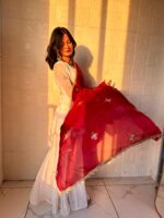 Presenting new Designer Embroidery design Top Bottom with duppata set - Image 4