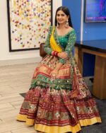Presenting new stylish Designer Navratri Digital print work lahenga choli with duppata set
