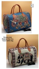 Traditional Banjara style Elephant print Travelling Bags - Image 2