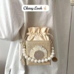 New imported very Beautiful Designer & Stylish jute potli sling bag - Image 2