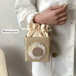 New imported very Beautiful Designer & Stylish jute potli sling bag - Image 8