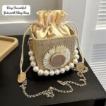 New imported very Beautiful Designer & Stylish jute potli sling bag - Image 7