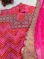 New launching Embroidery work Lahenga choli - Image 2