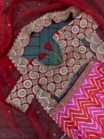 New launching Embroidery work Lahenga choli - Image 8