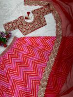 New launching Embroidery work Lahenga choli - Image 7