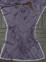 New super Trending party wear Jacket with saree collection - Image 10
