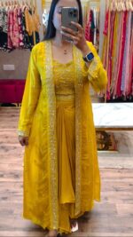 Presenting new super Trending party wear shrug with sharara collection