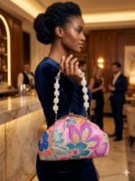 Presenting new floral embroided clutch Bag - Image 8