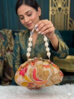 Presenting new floral embroided clutch Bag - Image 9