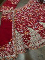 Launching 4 meter flared dual Duppata Embroidered sequence work Lahenga collection - Image 5