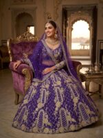 Launching 4 meter flared premium Quality Tabby silk lahenga collection - Image 8
