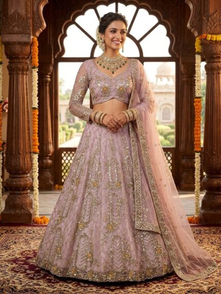 Launching 4 meter flared premium Quality Tabby silk lahenga collection