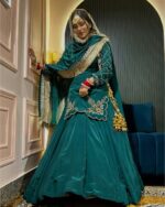 Presenting new Embroidery work Top Lahenga collection - Image 9