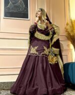 Presenting new Embroidery work Top Lahenga collection - Image 5
