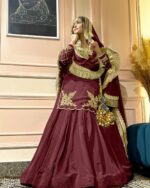 Presenting new Embroidery work Top Lahenga collection - Image 3