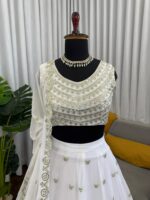 Presenting new Designer Heavy Embroidery work Lahenga choli collection - Image 7