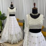Presenting new Designer Heavy Embroidery work Lahenga choli collection - Image 5