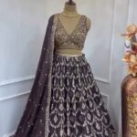 Launching New Designer Georgette lahenga collection