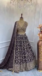 Launching New Designer Georgette lahenga collection