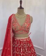 Launching New Designer Georgette lahenga collection - Image 6