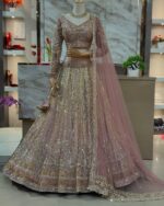 Designer Bridal Party wear Lahenga - Image 9