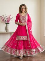 Designer Top Plazzo with Dupatta