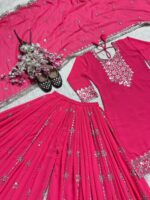 Designer Top Plazzo with Dupatta - Image 4