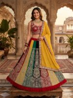 Designer Multy Colour Bridal Lahenga