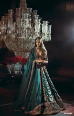 Presenting new Designer Embroidery work Lahenga choli with duppata set - Image 2