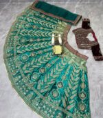 Presenting new Designer Embroidery work Lahenga choli with duppata set - Image 19
