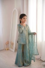 Presenting New Ready to wear Kids and adults Top bottom with dupatta set - Image 9