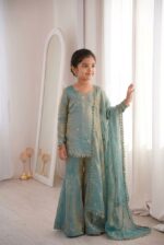 Presenting New Ready to wear Kids and adults Top bottom with dupatta set - Image 3