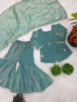 Presenting New Ready to wear Kids and adults Top bottom with dupatta set - Image 13