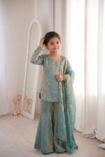 Presenting New Ready to wear Kids and adults Top bottom with dupatta set - Image 4