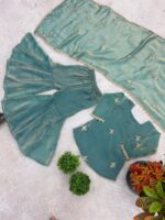 Presenting New Ready to wear Kids and adults Top bottom with dupatta set - Image 15