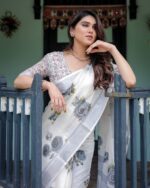 Presenting New Digital print cotton saree collection - Image 10