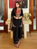 Launching New fancy designer Pakistani Top bottom with dupatta set - Image 2