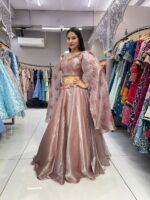 Presenting New peach butterfly lahenga choli collection - Image 5