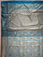 Presenting New women Fancy Banarasi saree with Golden zari work collection - Image 8